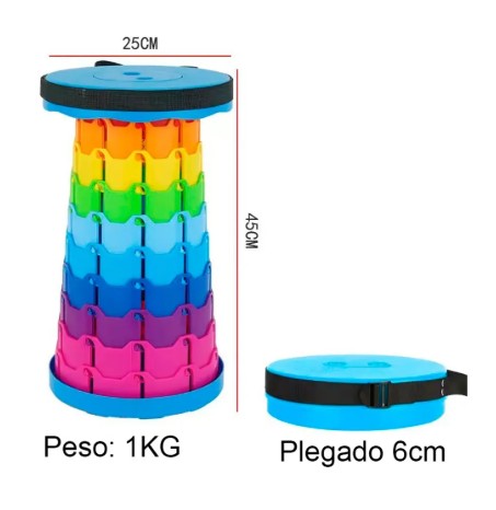El asiento plegable que va contigo a todas partes
